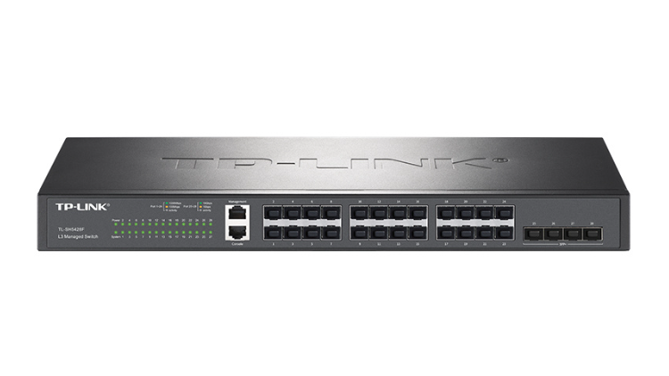 TP-LINK TL-SH5428F 萬兆上聯(lián)三層網(wǎng)管交換機